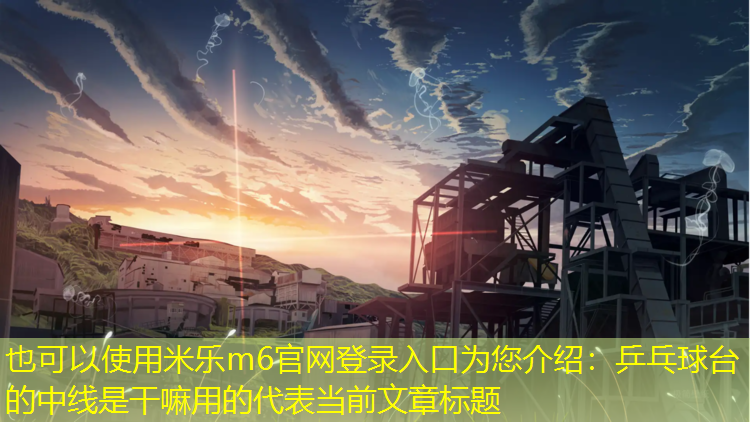 乒乓球台的中线是干嘛用的